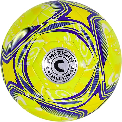 American Challenge Balón de fútbol Paisley  Pelotas de fútbol de tamaño oficial 3, 4 y 5 para jóvenes y adultos  Pelota de entrenamiento duradera