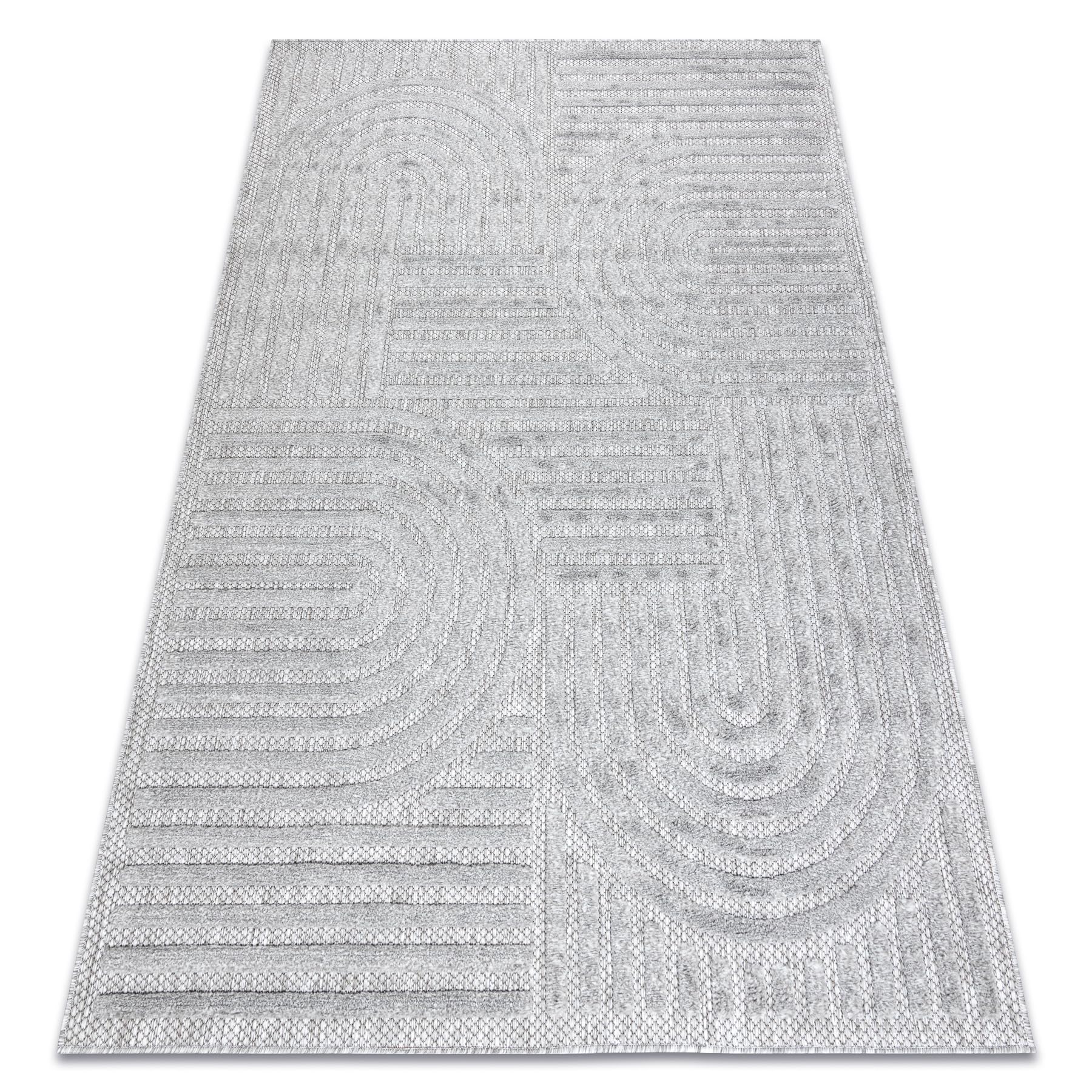 Tapis Santo SISAL anti-usure intérieur extérieur géométrique 200x290