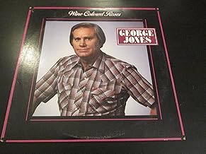 GEORGE JONES - wine colored roses EPIC 57040 (LP vinyl record)