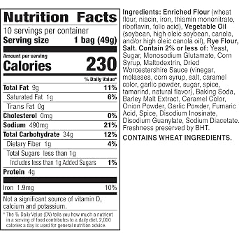 Gardetto's Original Recipe Snack Mix Multipack 17.5 oz (Pack of 4)