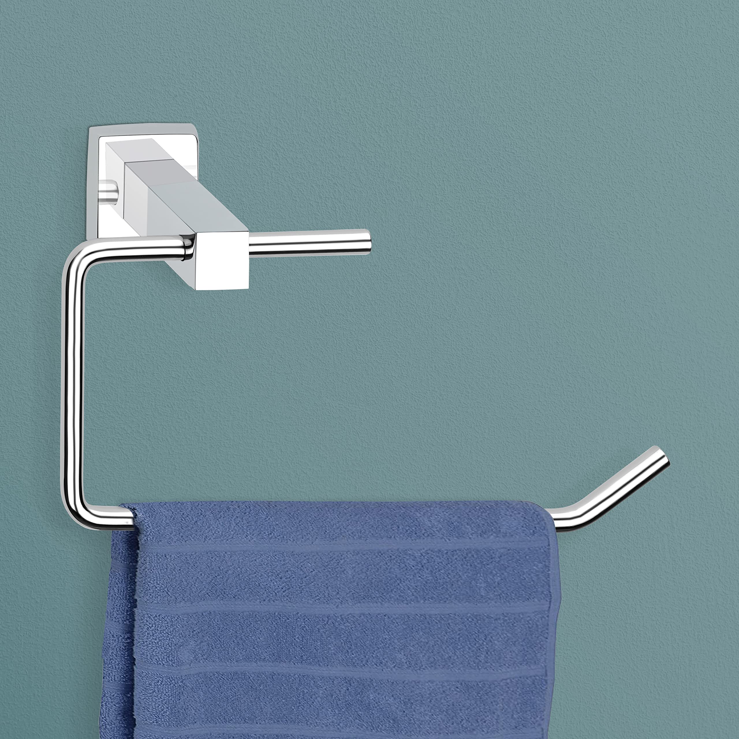 Primax Square Stainless Steel Towel Ring for Bathroom/Wash Basin/Napkin-Towel Hanger/Bathroom Accessories (Chrome) (B0BSNMB59B) Amazon Price History, Amazon Price Tracker