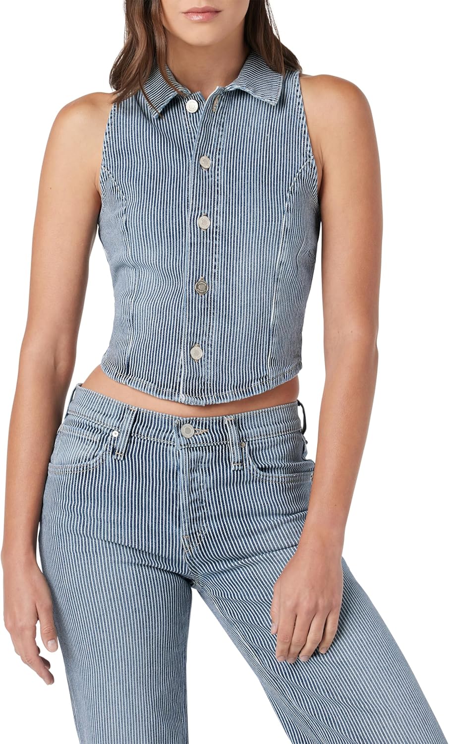 HUDSON Women's Denim Halter Vest