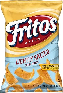 Fritos Lightly Salted Corn Chips, 9.25oz Bag - 50% Less Sodium, Gluten-Free, Simple Ingredients Snack