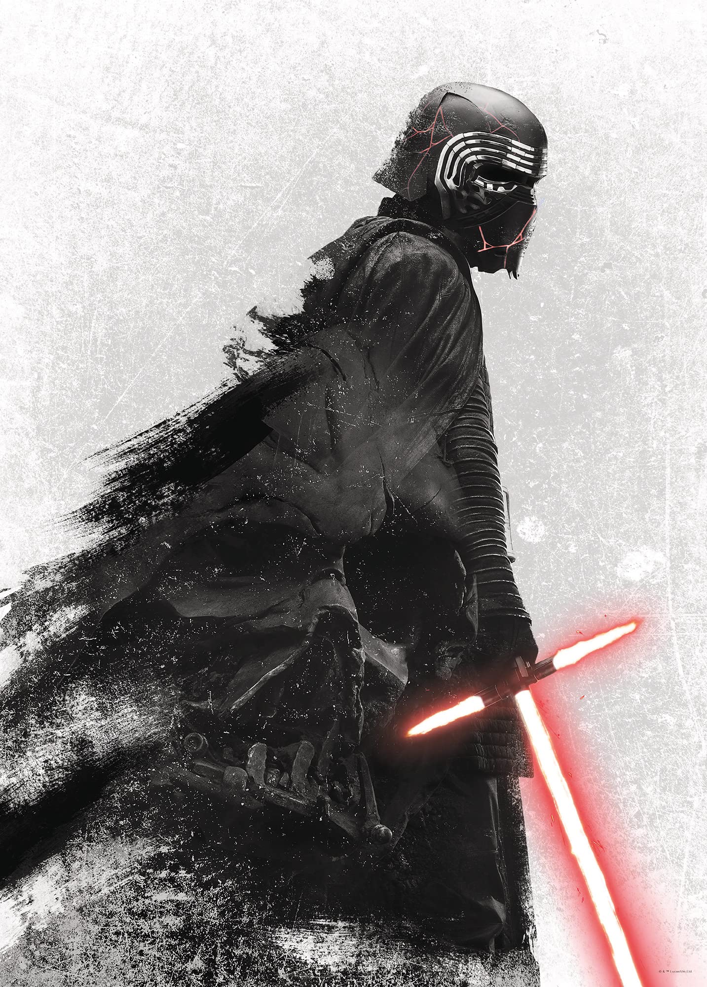 Tableau Star Wars Kylo Vader Shadow Komar 50x70cm pour habiller un mur vide