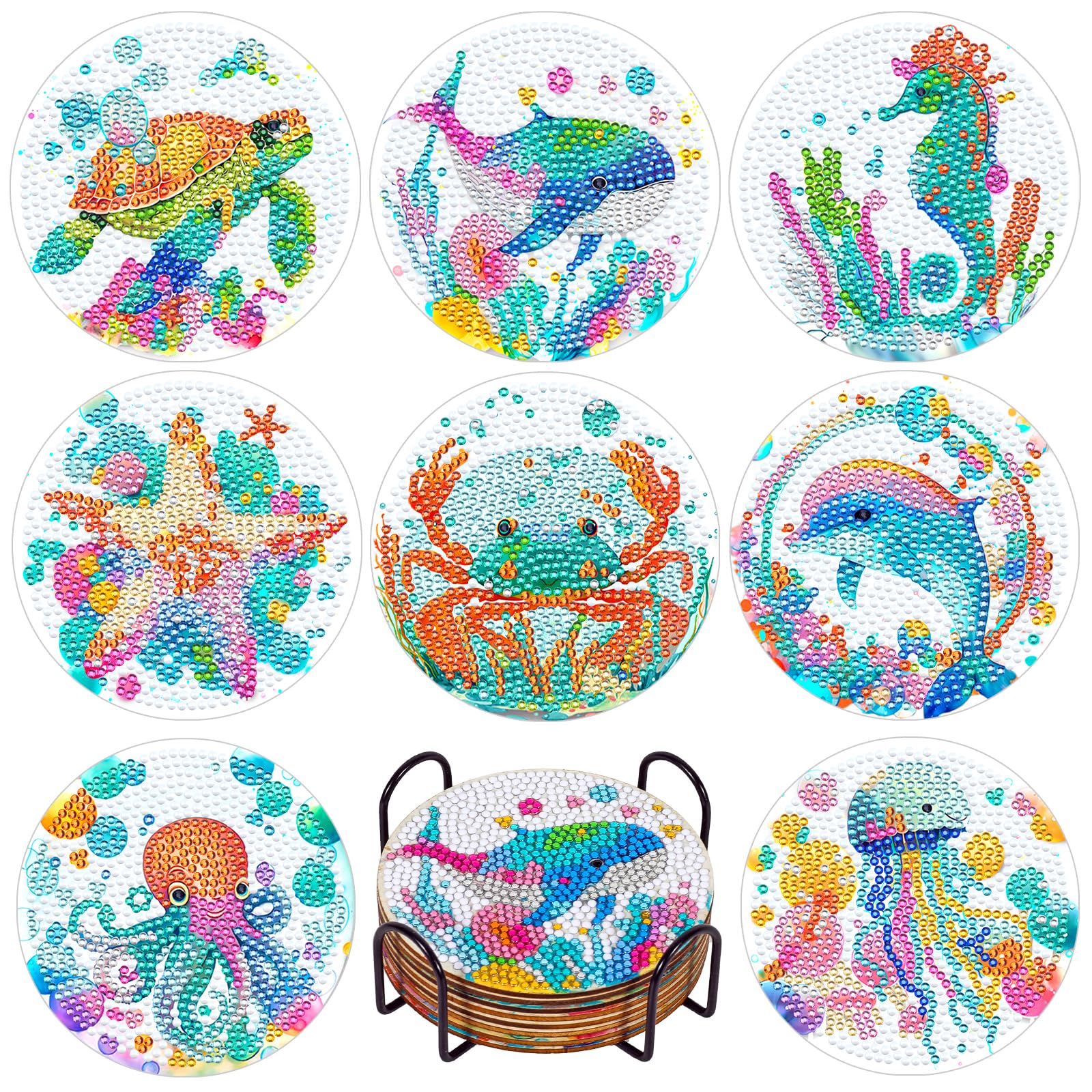 ダイヤモンドアートクラブDIYダイヤモンドアートキット Otter Spirit ダイヤモンドアートクラブDIYダイヤモンドアートキット Otter Spirit