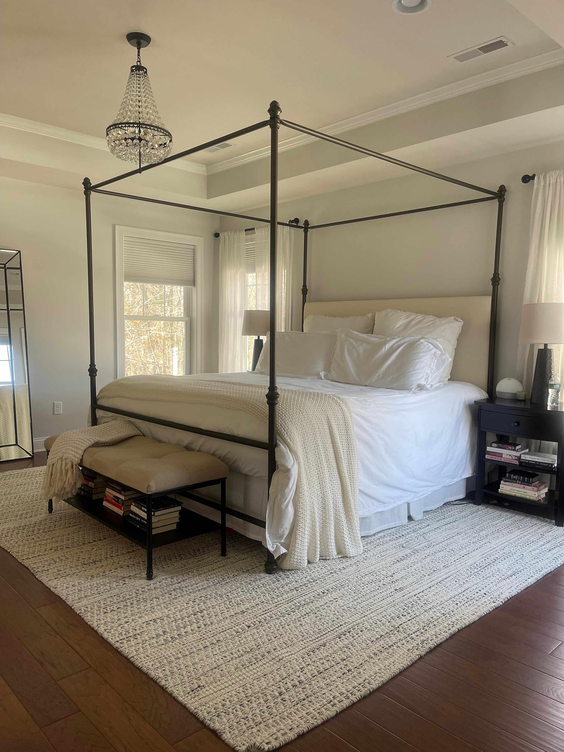 Amazon.com: Rugs USA x Arvin Olano Melrose Checked Wool Area Rug, 10' x ...