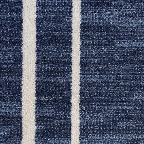 Vista 45 de Nourison Home Essentials - Alfombra contemporánea de 5 x 7 pies, color marfil/negro