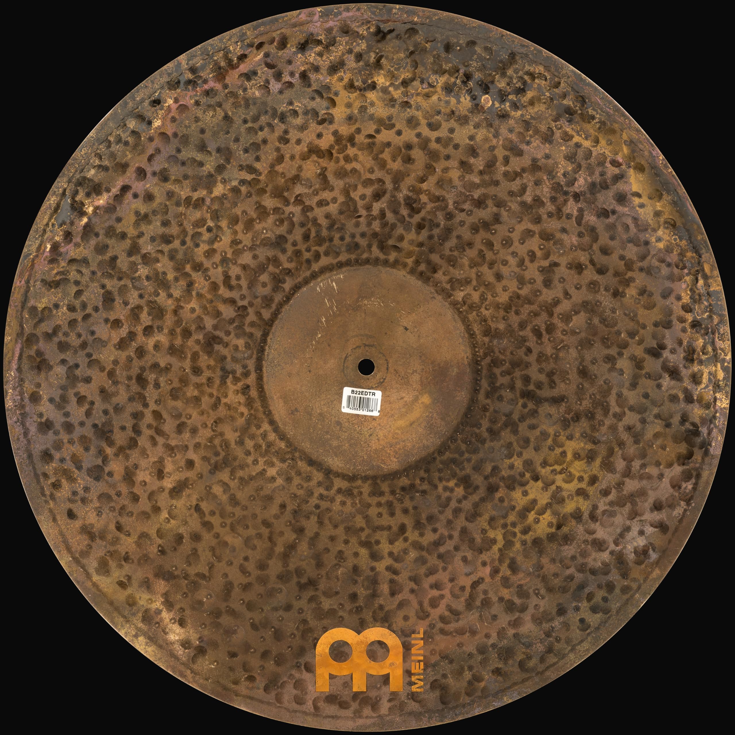 Meinl Cymbals Byzance Extra Dry Cymbale Ride Thin 22 pouces (55,88cm) pour Batterie - B20 Bronze, Finition Brute et Traditionnelle (B22EDTR)