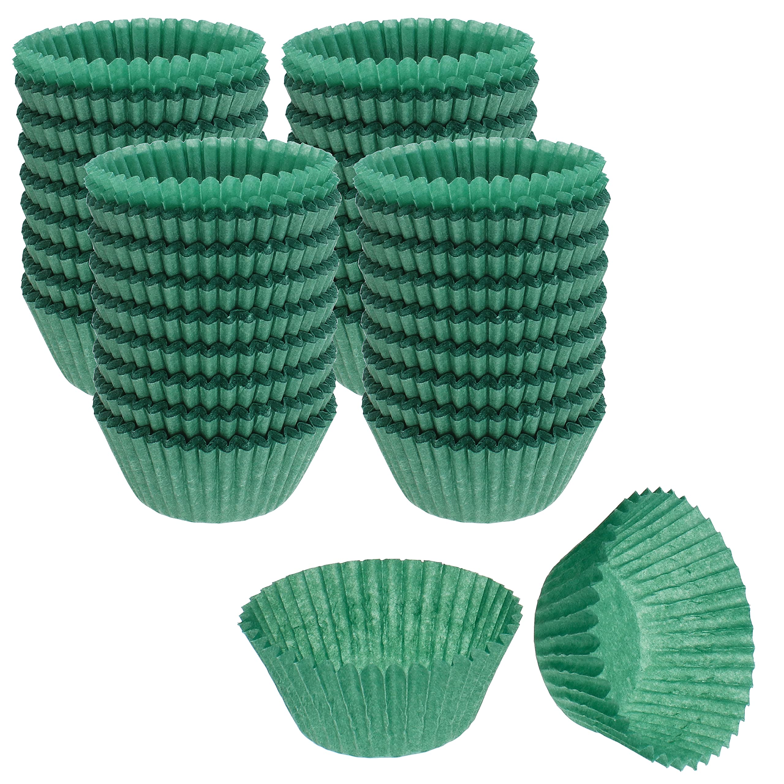Gobelets en papier sulsine n°6 vert haute résistance | Fond 2,2 cm