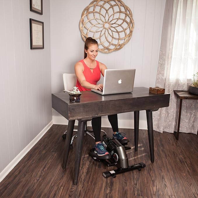 JFIT mini elíptica ajustable para escritorio y pie miniatura 8
