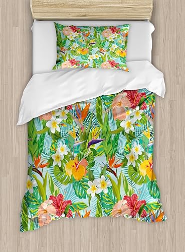 Miniatura 624 de Ambesonne Juego de funda de edredón de brújula, ilustración de mapa del mundo, marinero marítimo, equipo de vida monocromático, juego de ropa