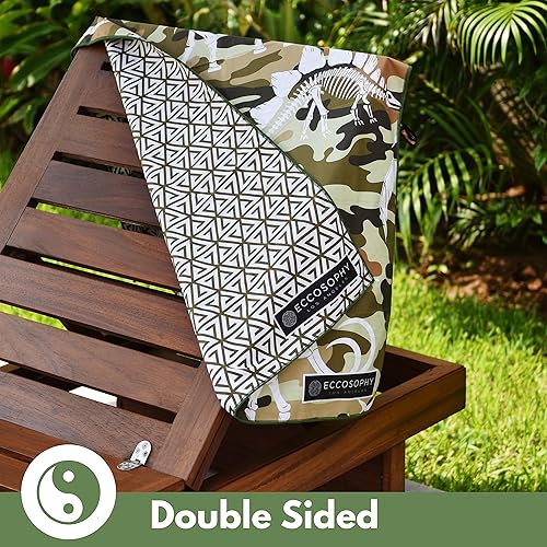 Miniatura 3 de ECCOSOPHY Toallas de playa y bolsa de microfibra para niños de 60 x 30 pulgadas para niñas y niños - Toallas de piscina de secado rápido - Manta de