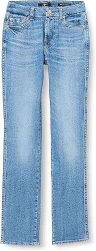7 For All Mankind JSVMC120, Jeans De Las Mujeres, Light Blue,