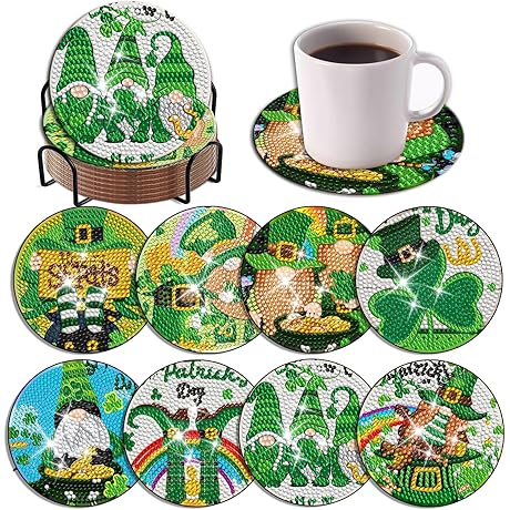 DIY St. Patrick's Day Leprechaun Coaster Kit