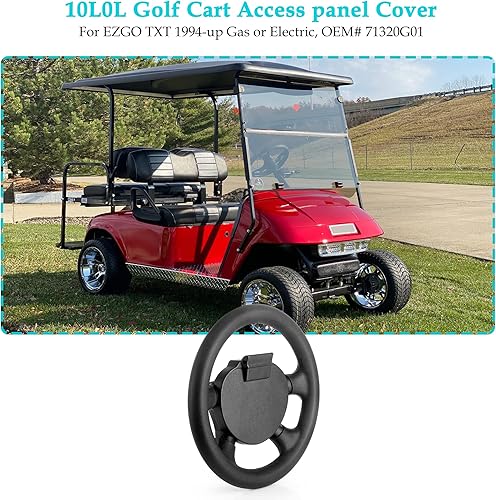 Miniatura 8 de 10L0L Carrito de golf Volante de 13 pulgadas para EZGO TXT, RXV, Medallist, Shuttle, Caballo de batalla, Cushman, Reemplaza OEM # 71948-G01 602979