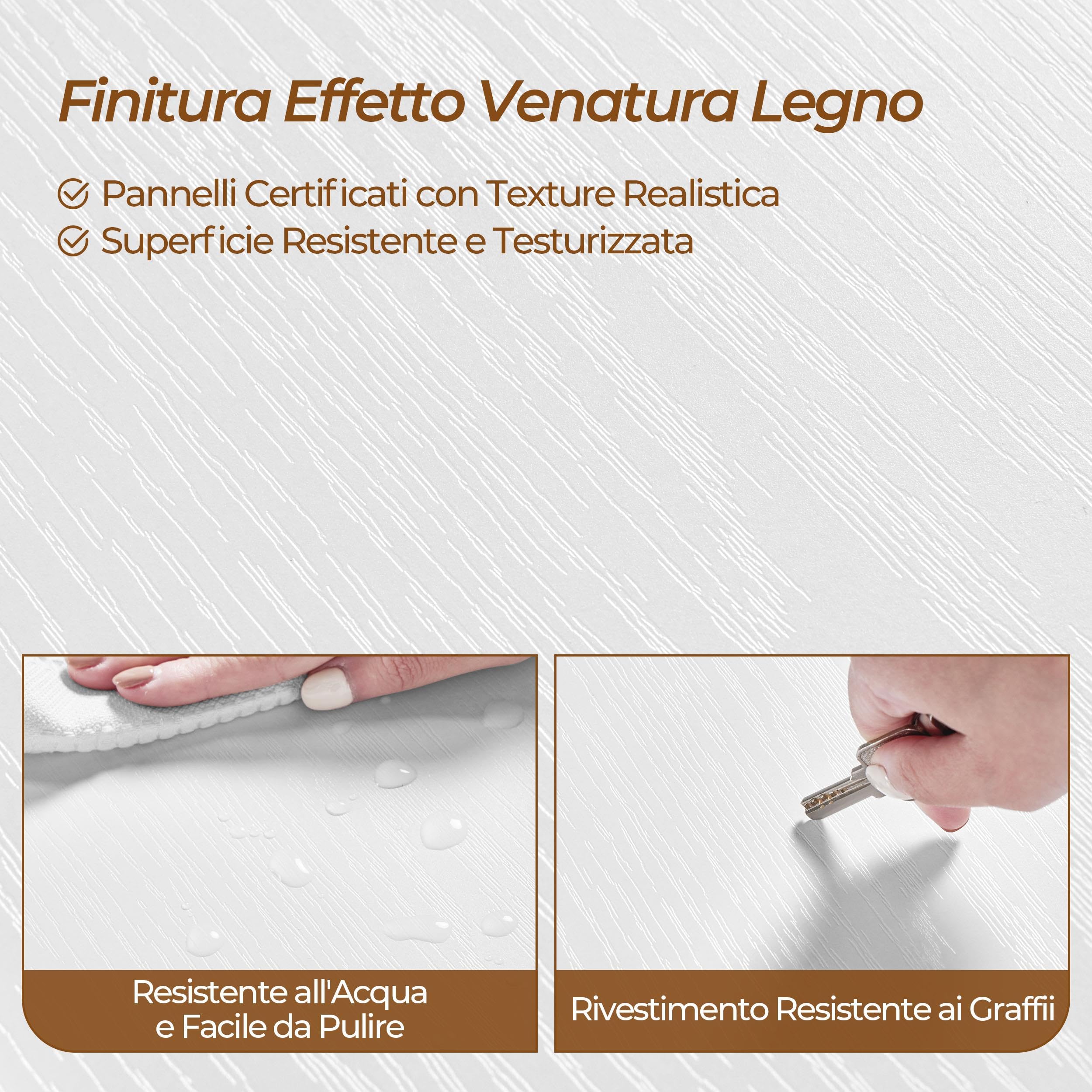 Yaheetech Libreria a 7 Ripiani, Scaffale in Legno con Ripiani Regolabili, 60 x 24 x 183 cm, Libreria Verticale Salvaspazio per Soggiorno, Cameretta, Studio, Ufficio, Bianco