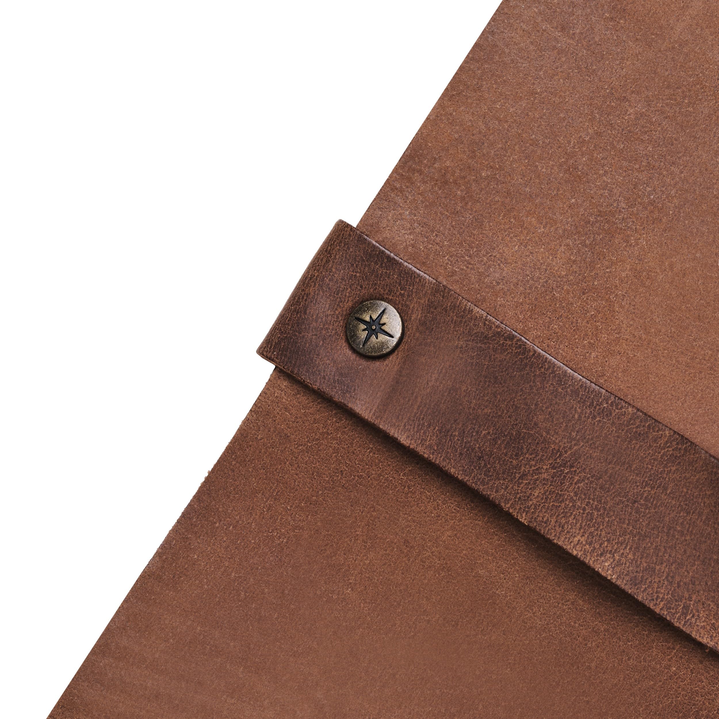 DRAKENSBERG BBQ Apron DR00303 - Delantal para barbacoa de piel auténtica, delantal de cocina y para gastronomía, bar, barista, regalo para hombres y hombres, hecho a mano en piel, marrón havana