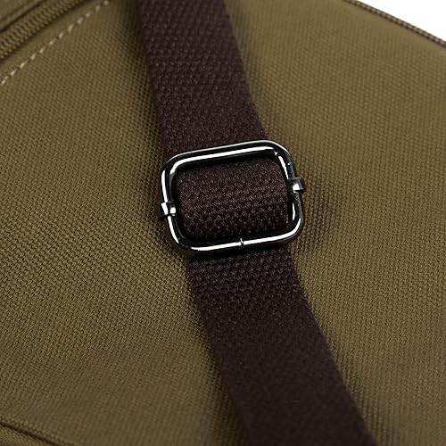 Vista 37 de Sechunk Vintage Canvas Messenger Cross body bag Shoulder bag