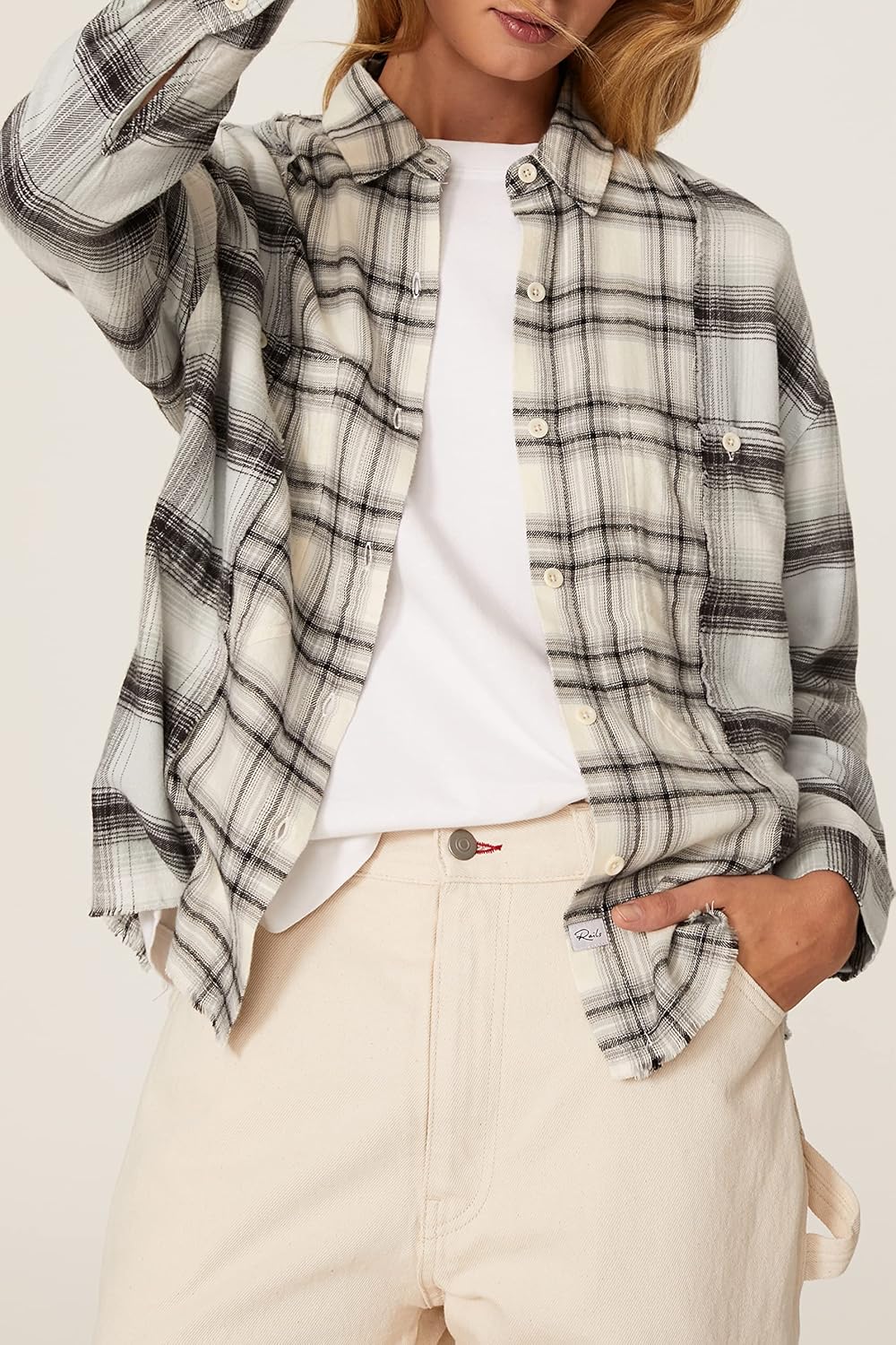 Rails Mens Ronin Mixed Plaid Shirt - Image 3