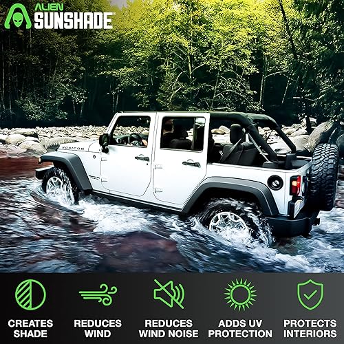 Miniatura 2 de Alien Sunshade JK 2D - JKU 4D - Parasol delantero de longitud completa