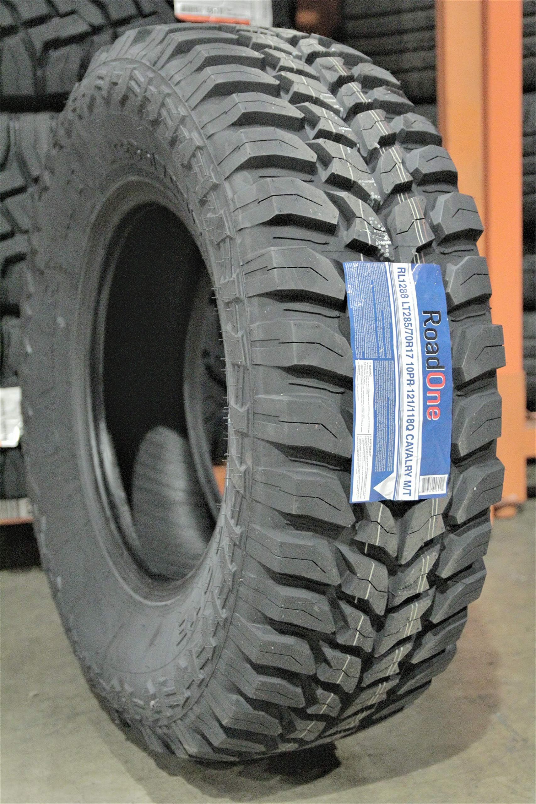 - Road One Cavalry M/T Mud Tire RL1288 285 70 17 LT285/70R17, E Load Rated