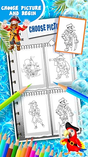 Pirates Coloring Book