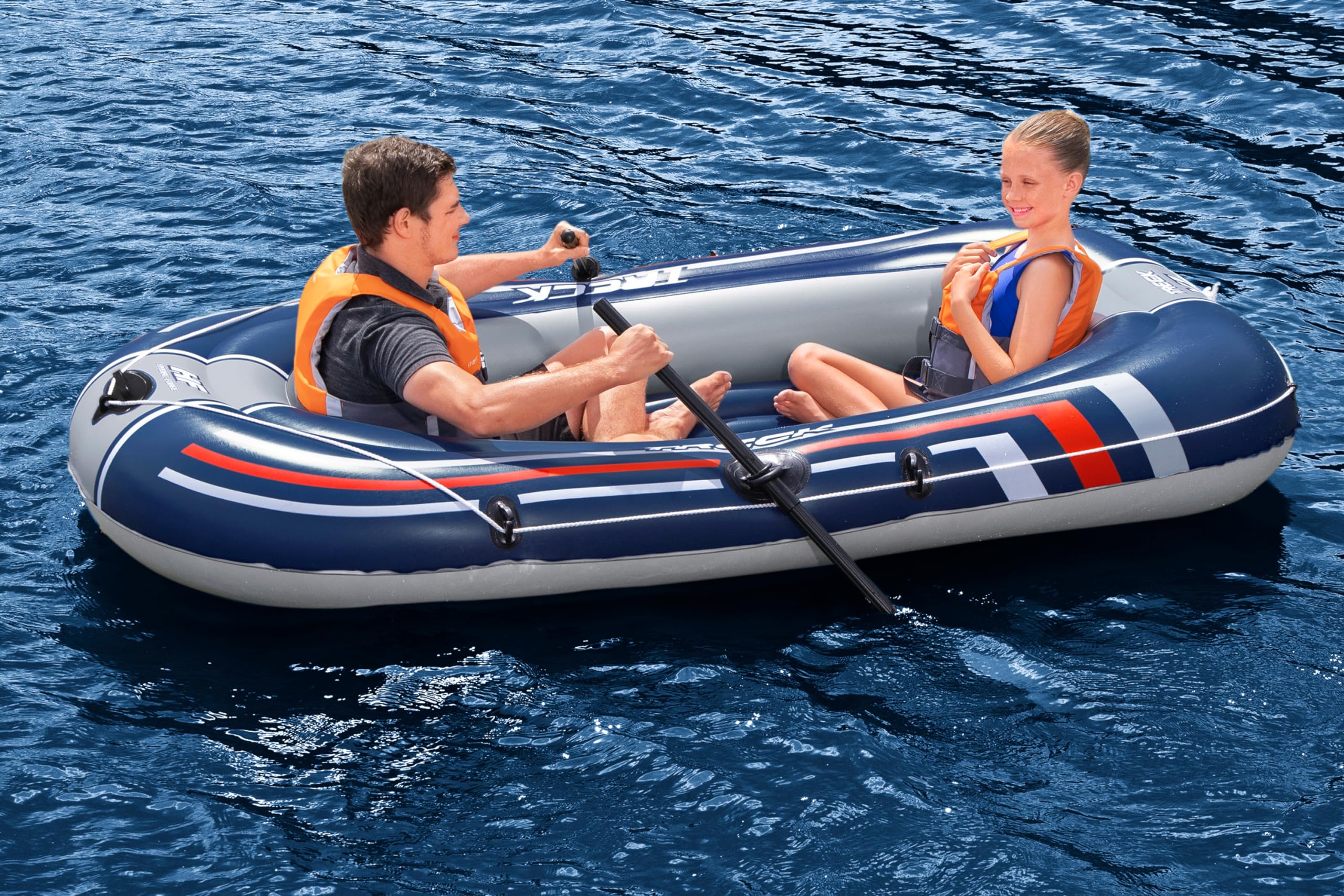 BESTWAY Barca Hinchable para 2 Adultos Bestway Hydro-Force Treck X1 228x121x32 cm Multicolor