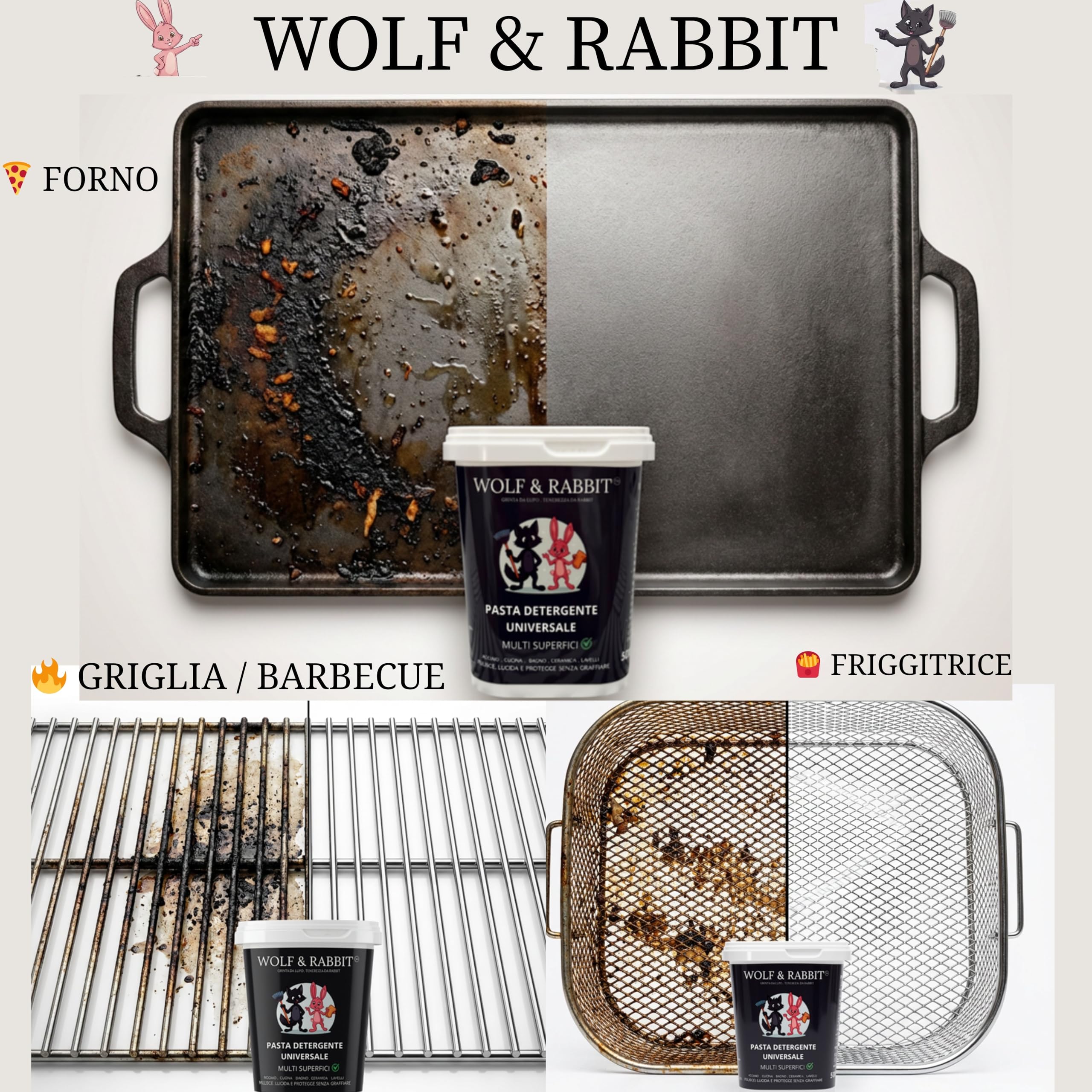 WOLF & RABBIT Pasta Pulente Universale 500g