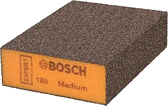 Bosch Professional 1x Expert S471 Standard Block (for Softwood, Paint on Wood, 69 x 97 x 26 mm, Grade Medium, Accessories Hand Sanding)