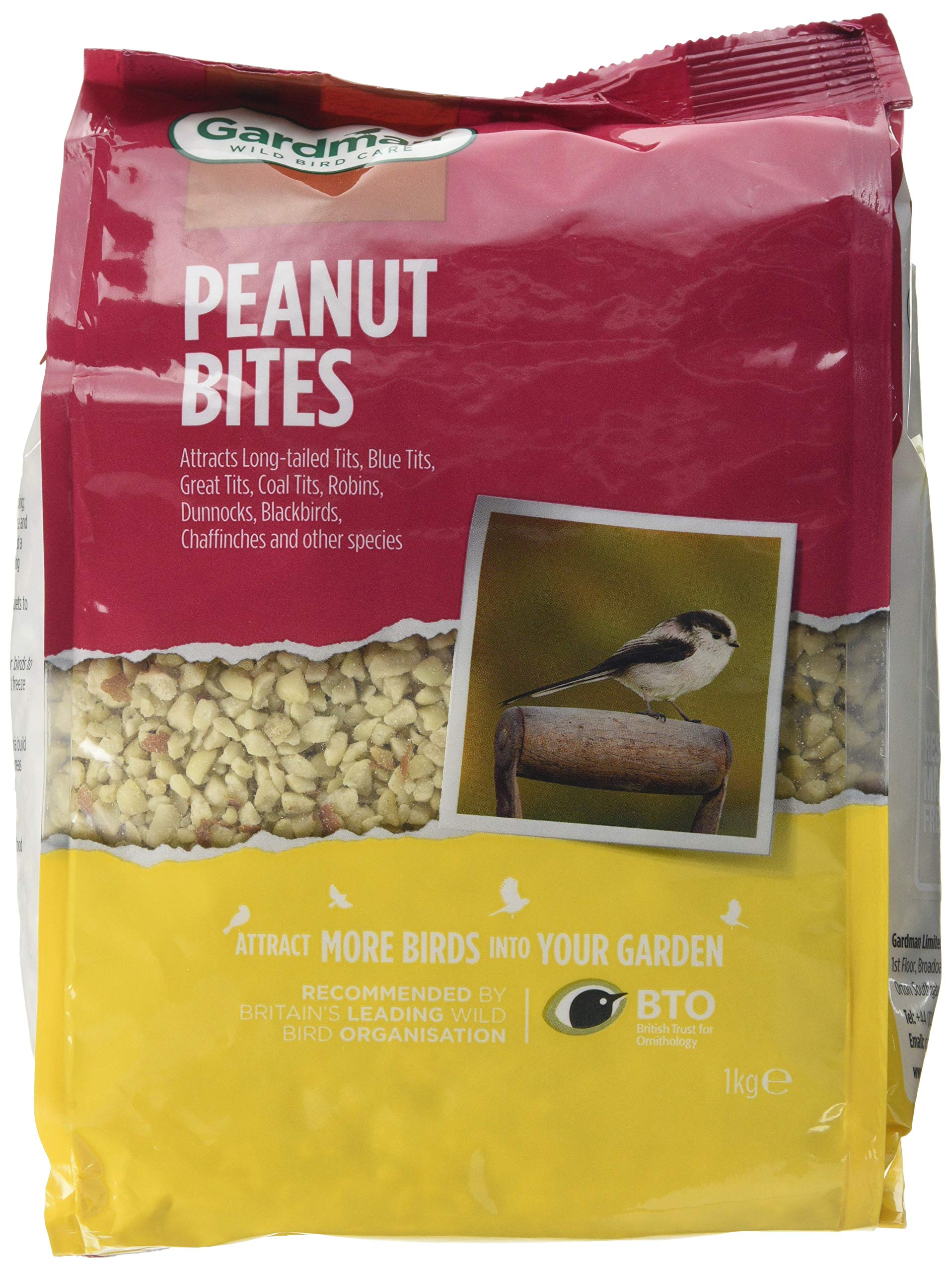 Gardman Peanut Bites for Wild Birds, 1 kg