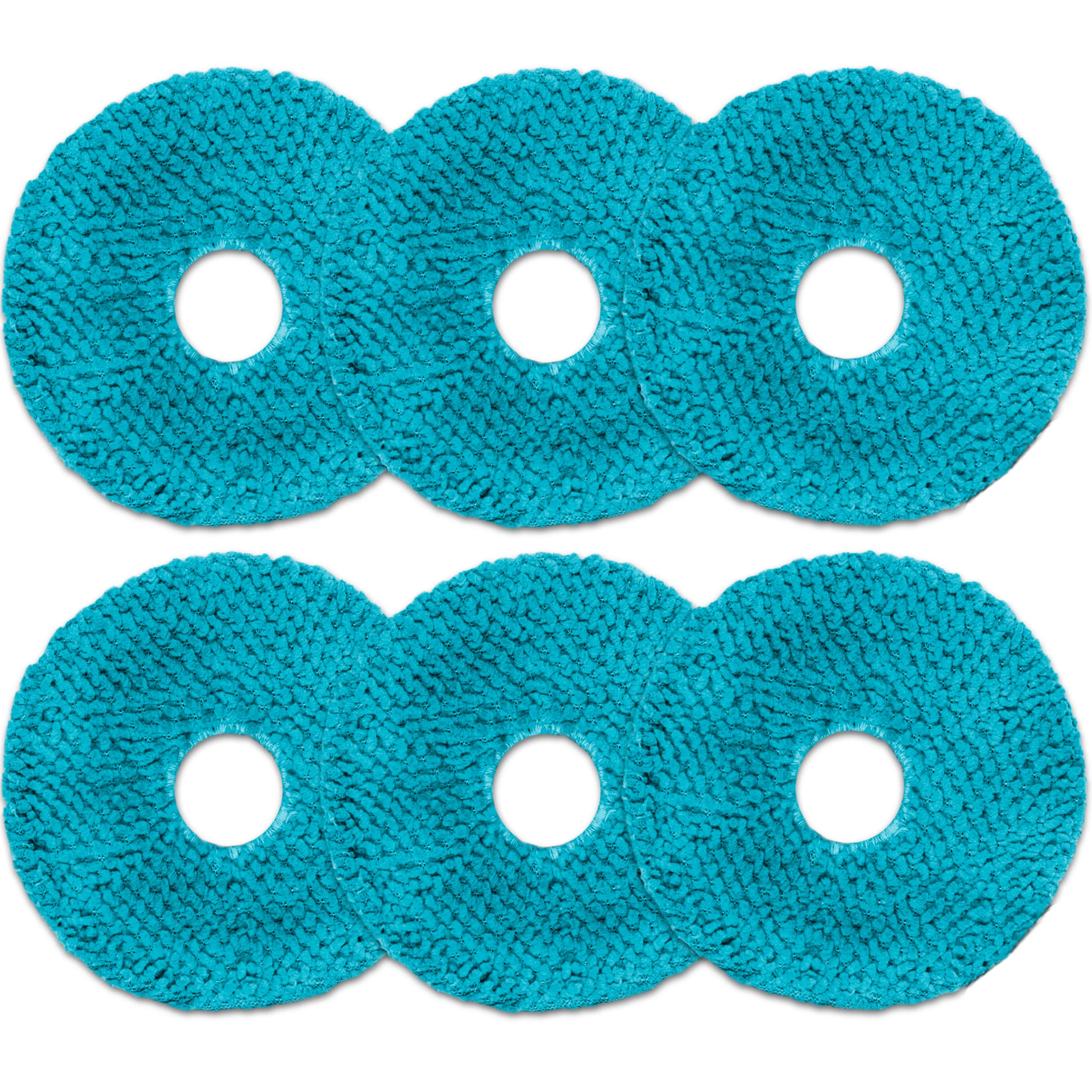 Cecotec Pack of 6 Mops for Conga X50/X70 Robot Vacuum Cleaner, Original Replacement