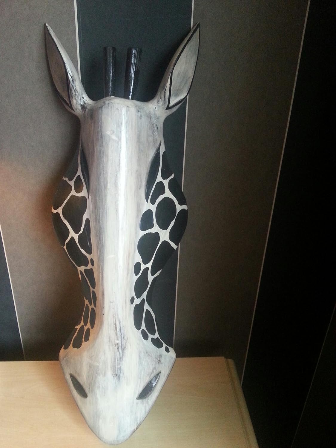 50 cm wooden giraffe wall mask Everything Else