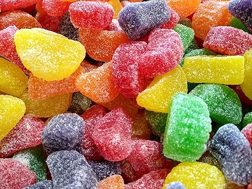 Miniatura 6 de Rebanadas de frutas surtidas  2 libras de rebanadas de limón fresco delicioso dulce lijado de limón, cereza, fresa, naranja y lima