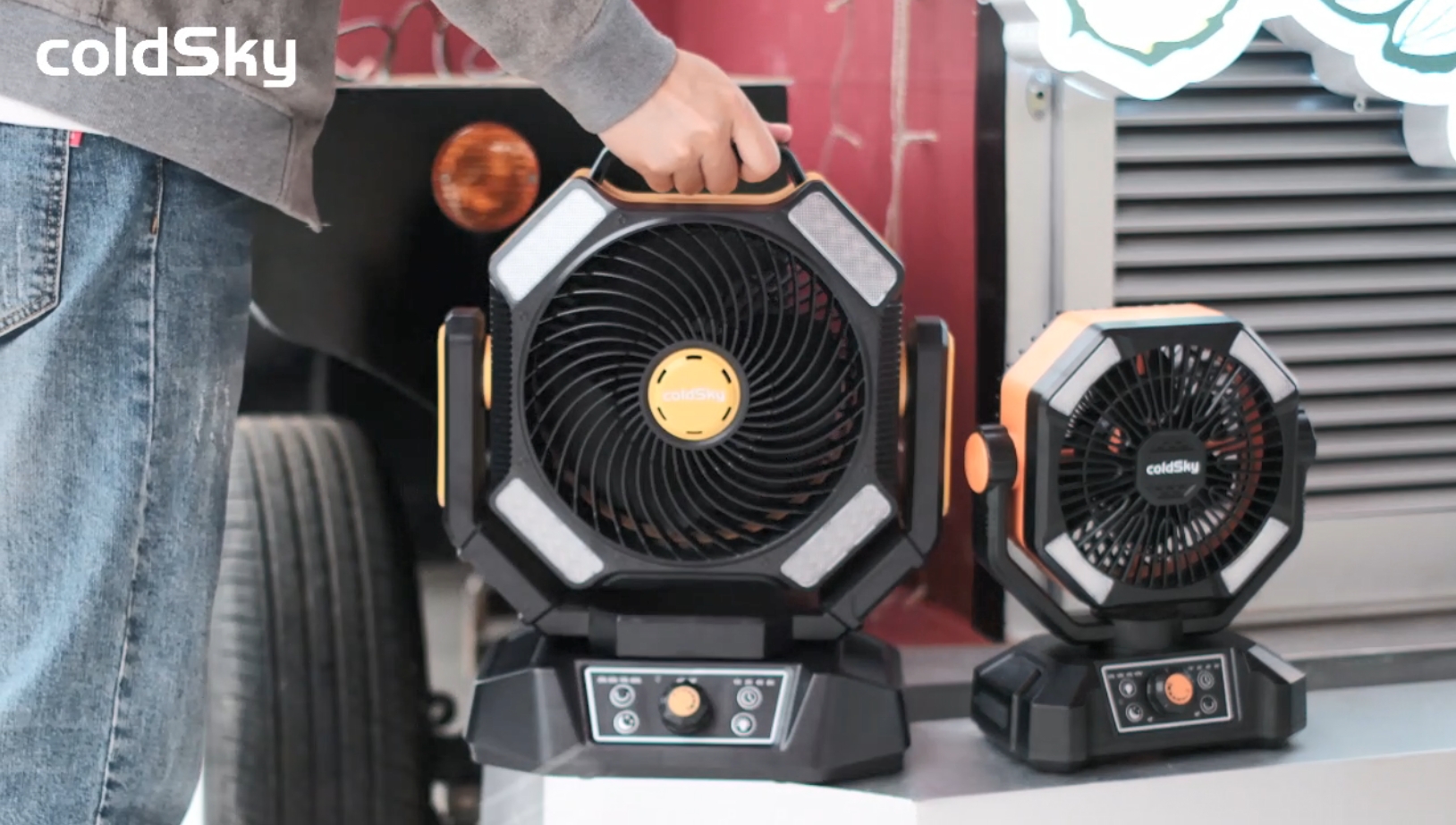 ColdSky Camping Fan With Dual Motor, 20000mAh Clip On - View #5