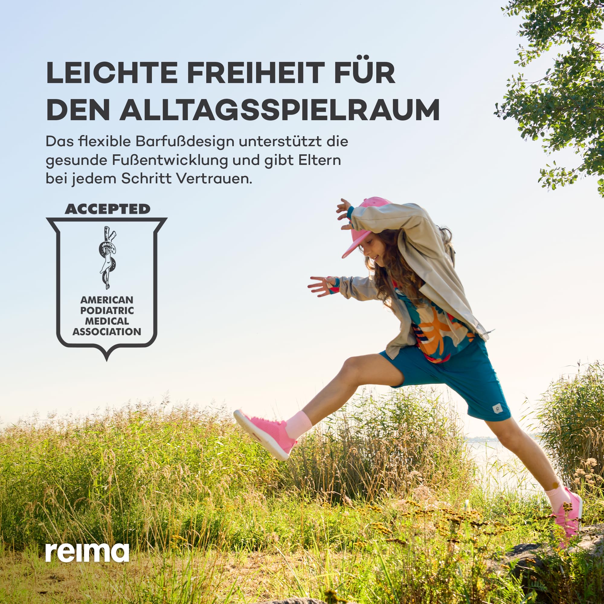 Reima - Astelu Barfußschuhe für Kinder - atmungsatkiver und Flexibler Barfusschuh