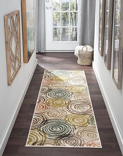 Miniatura 30 de Alfombra moderna de 5 x 7 pies, contemporánea, para sala de estar, comedor, dormitorio, cocina, entrada, alfombras modernas para sala de estar