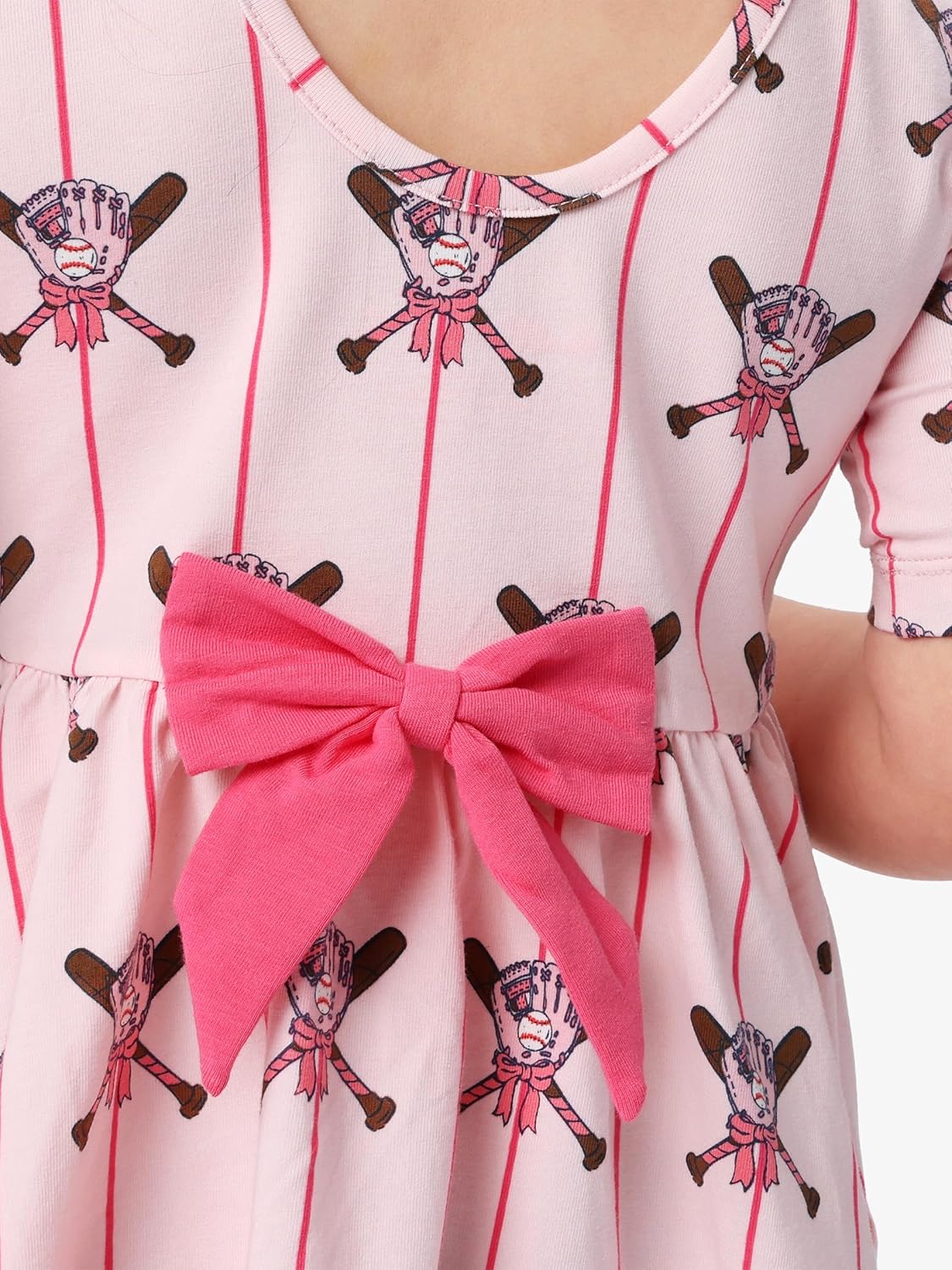RuffleButts® Baby/Toddler Girls Knit Twirl Dress