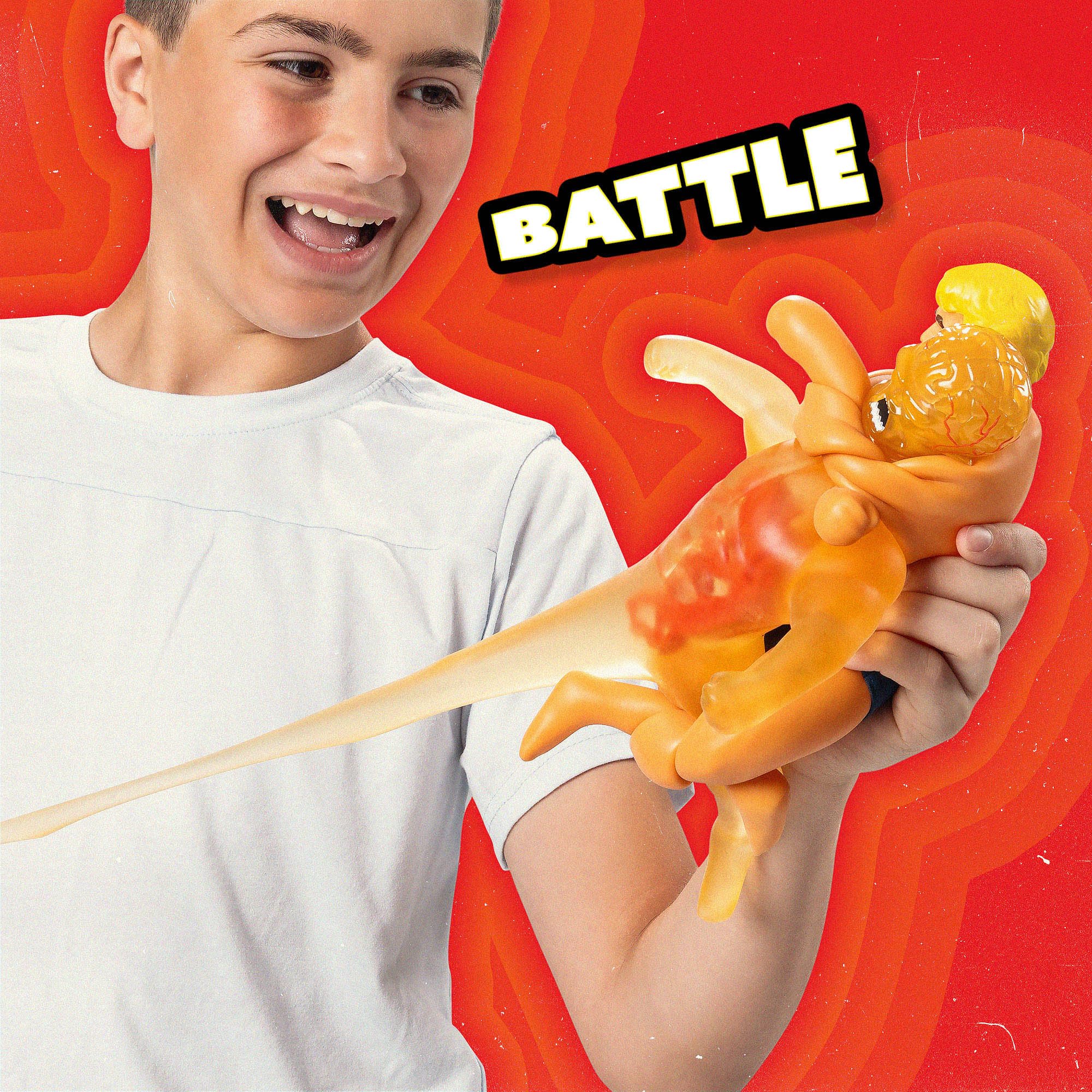 Basic Fun Stretch Armstrong Figura Retro Grande 25 cm – Juguete Extensible clásico