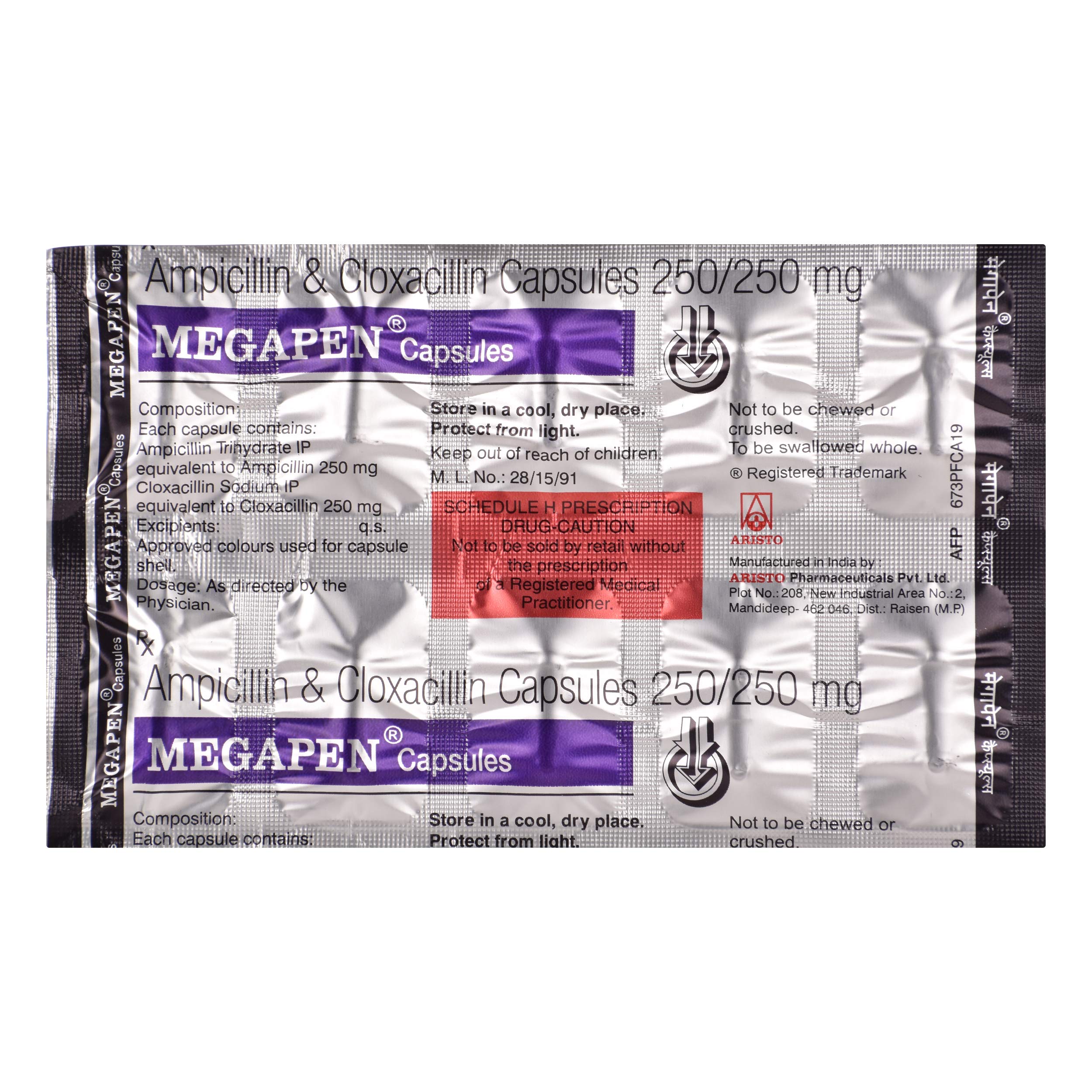 Ampicillin Trihydrate 250 Mg