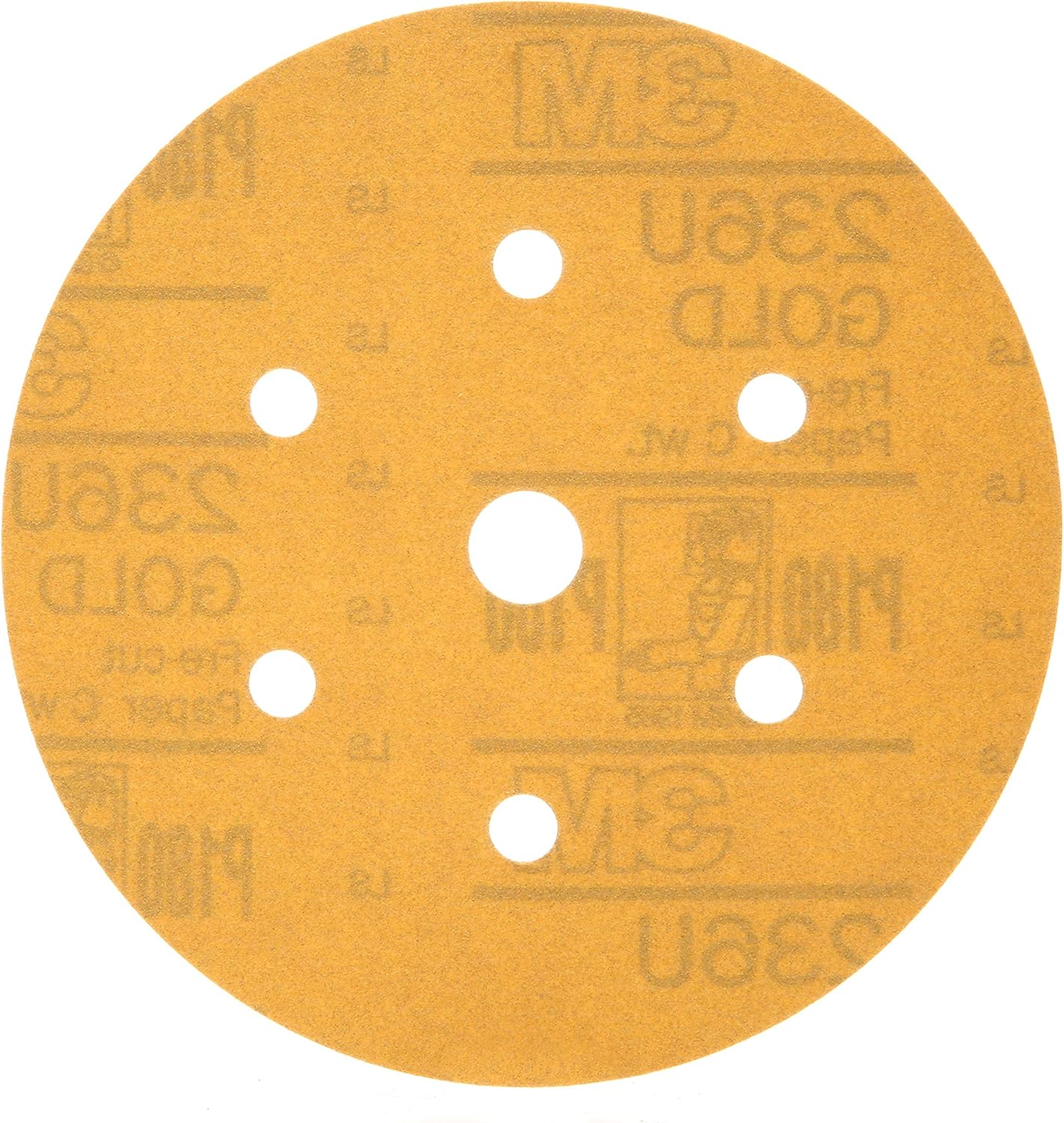 Promo 40% OFF 3M Hookit Gold Disc Dust Free 236U, 01079, 6 in, P180, 100 discs per carton