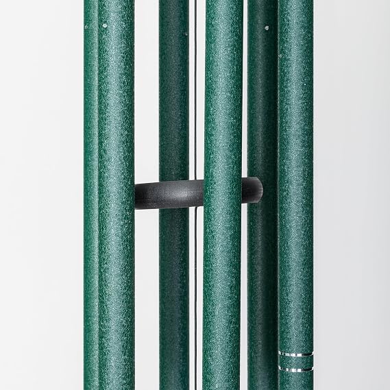 Arabesque by Wind River - 36 inch Emerald Wind Chime for Patio, Backyard, Garden, and Outdoor decor (Aluminum Chime) Made in the USA