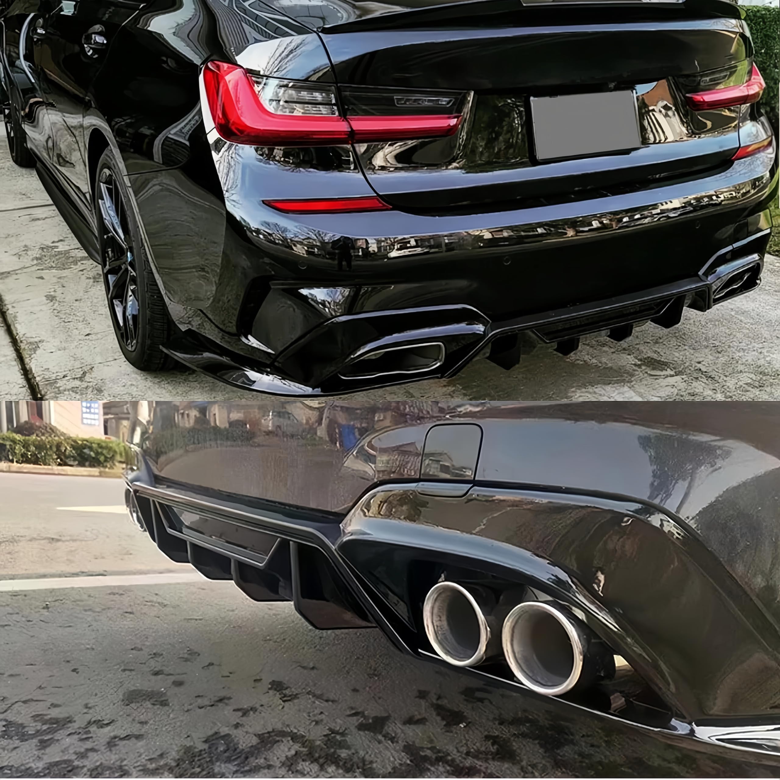 Amazon.co.jp: CHIESMA リアディフューザー BMW 3シリーズ G20 M Sport