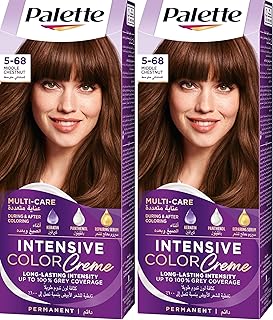 صبغة انتنسف كولور 50 مل من باليت، لون أحمر كستنائي متوسط 5-68 (عبوة من قطعتين)