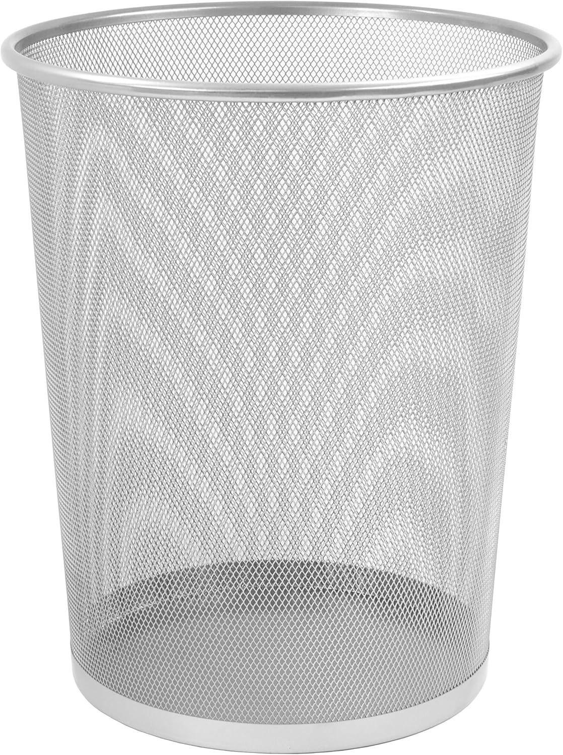 Osco Mesh Waste Bin Lightweight Sturdy Scratch-Resistant Dia250xH275mm Black Ref WB35 B