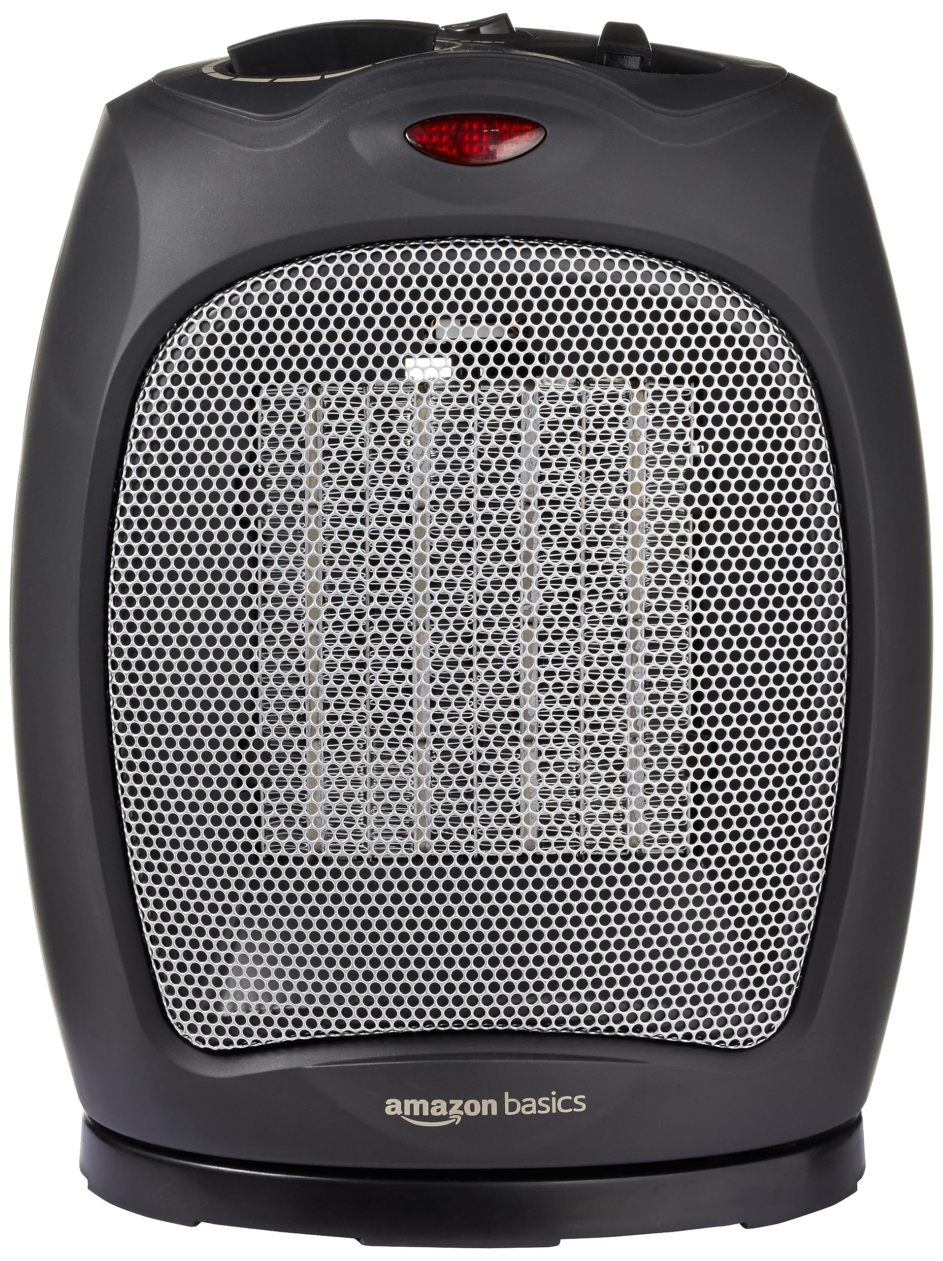 Amazon Basics 1500W Oscillating Ceramic Heater with Adjustable Thermostat,  Black : Home u0026 Kitchen - Amazon.com