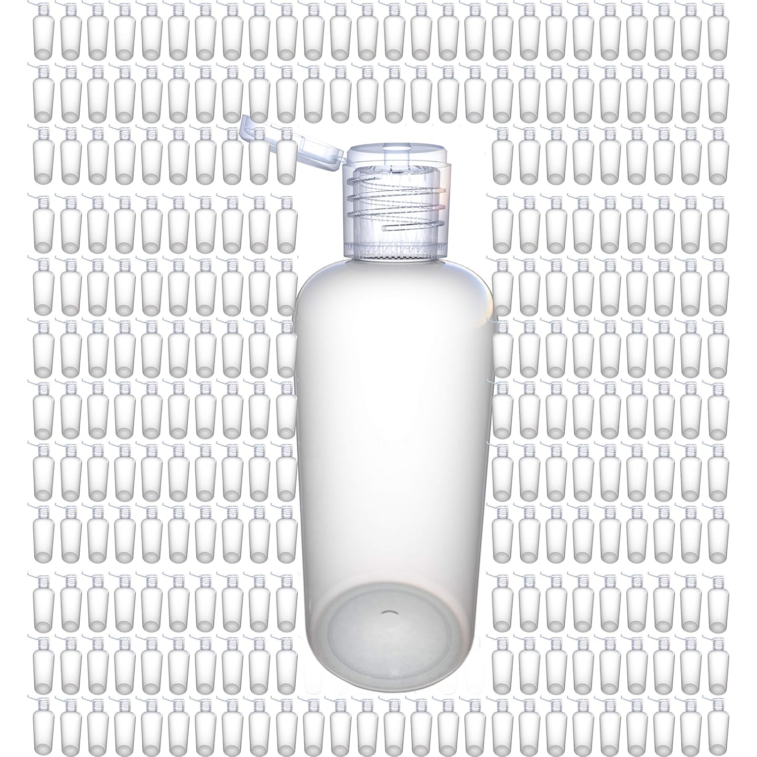2 oz Plastic Bottles Hand Sanitizer Travel Size Bulk or