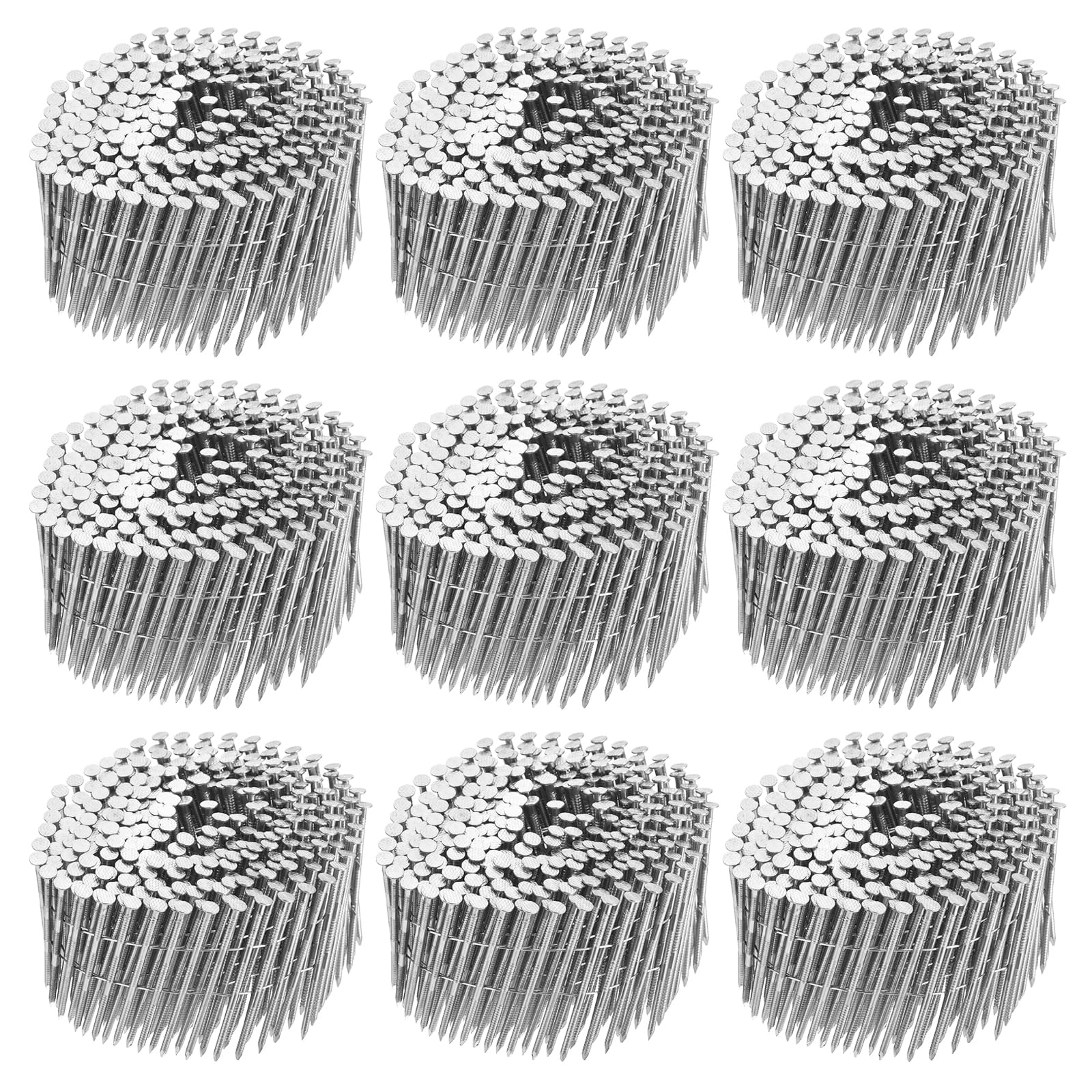 Clous pour bardage inox 304 annelés anti-corrosion tête ronde QUARKZMAN