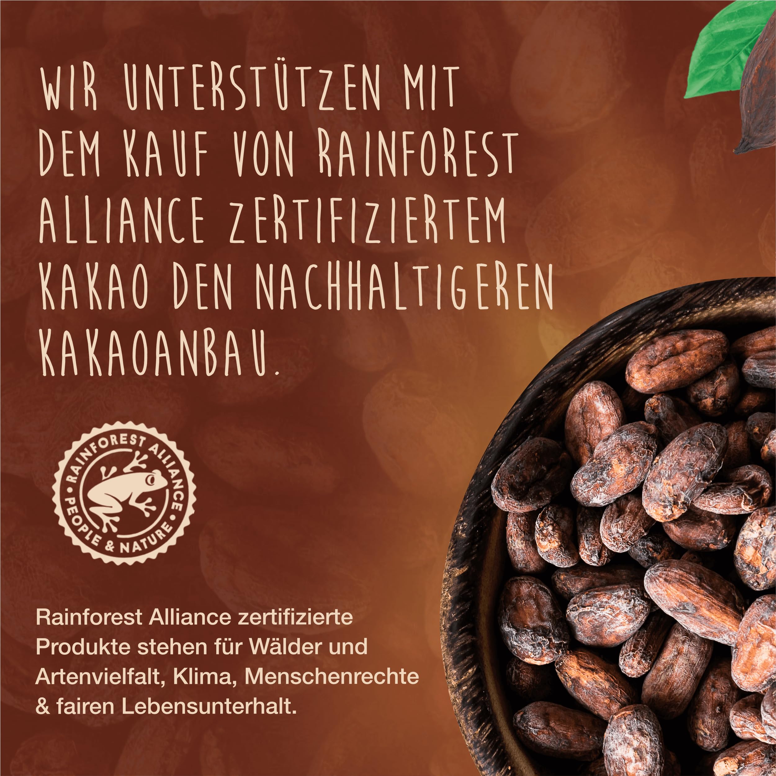 Caotina Schokoladen Creme Brotaufstrich süß SchokoCreme ohne Palmöl SchokoladenAufstrich mit Nuss und echter Schweizer Schokolade, 6 x 300 g