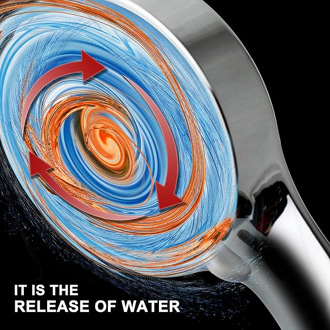 Regadera de Mano Alta Presión HO2ME con Manguera de 79" miniatura 2