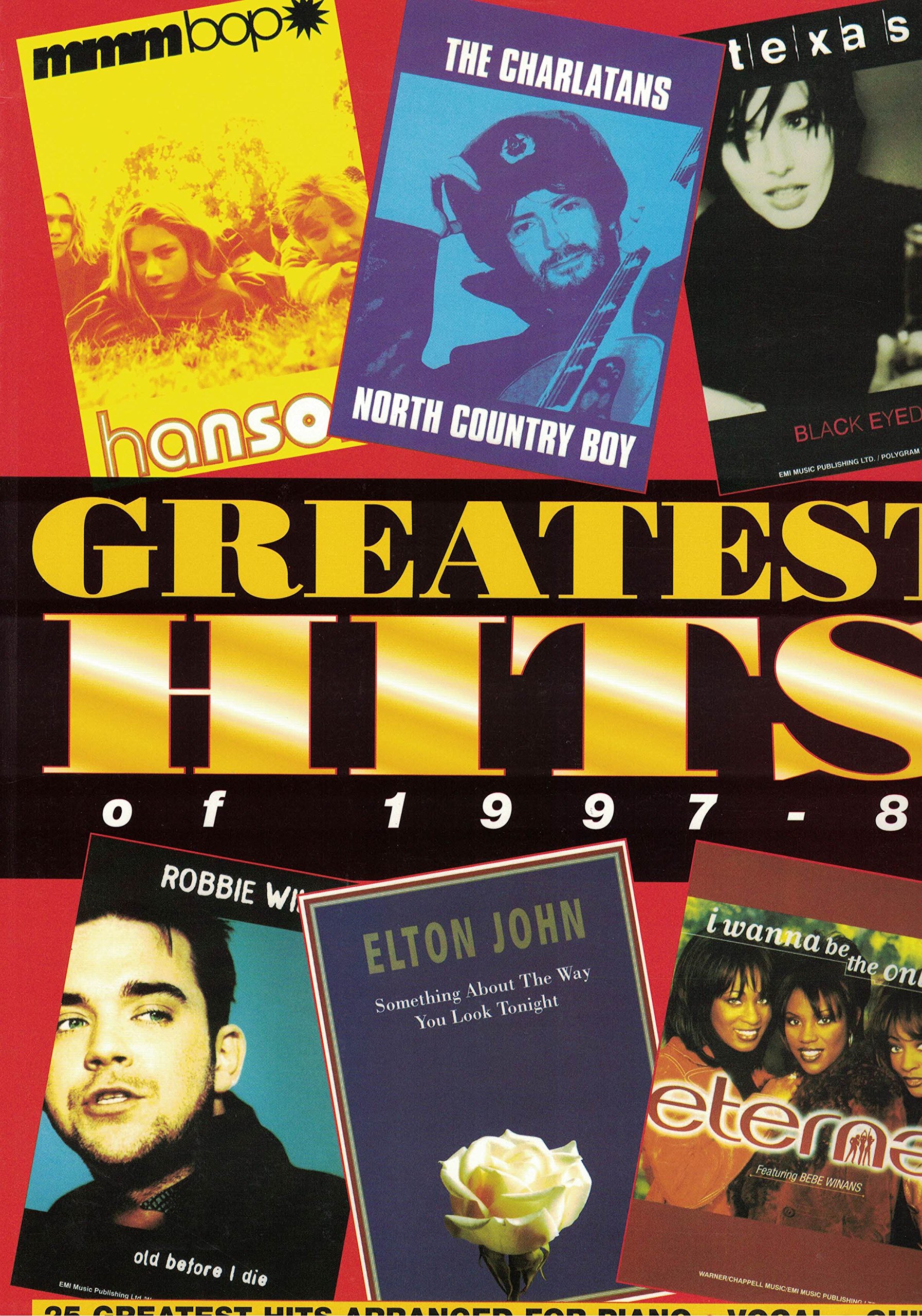 Greatest Hits of 1997-1998: Piano/Vocal/Guitar